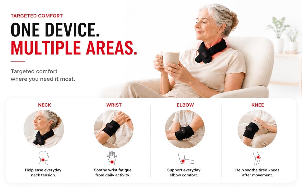 shoulder knee calf tension relief portable travel home office adjustable gift