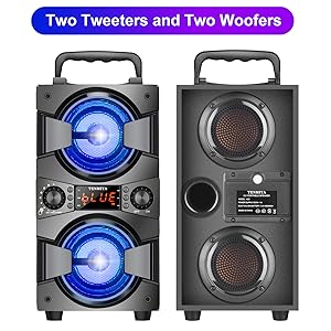 bluetooth_speakers_portable_wireless_with_radio_lights_subwoofer_outdoor_home_party_karaoke_machine