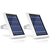 Wasserstein Solar Panel Compatible with Ring Spotlight Cam Battery &amp; All-New Ring Stick Up Cam Ba...