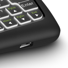 D8 Backlit Mini Wireless Keyboard with Large Touchpad Mouse