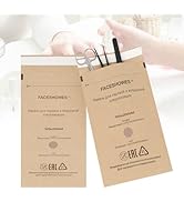 100Pcs Disposable Self-Sealing Sterilizer Pouches for Nail Tool,LXIANGN Dry Heat Autoclave Nail T...