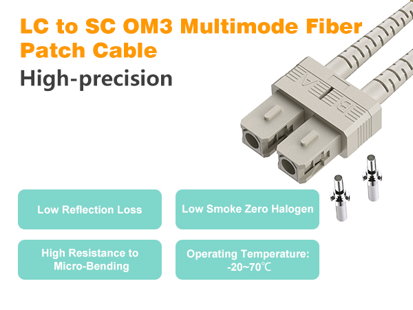 lc to sc fiber patch cable