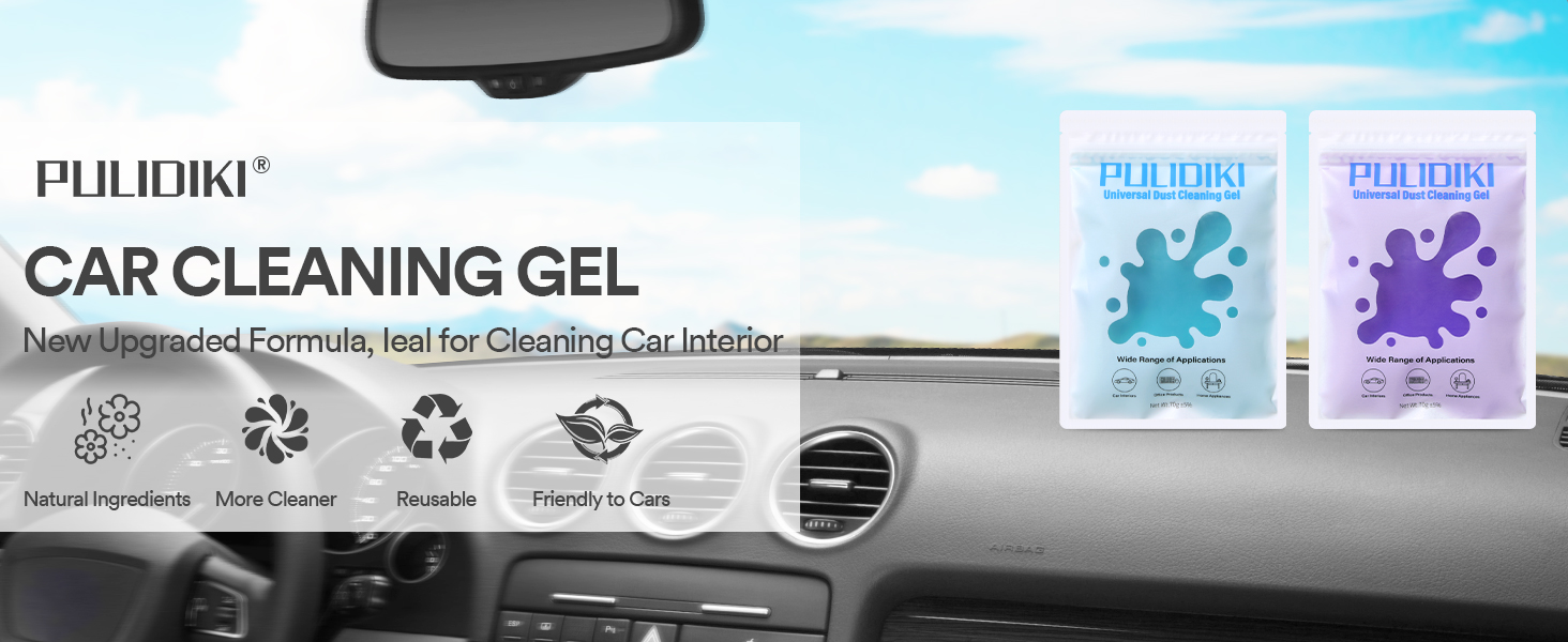 Car Cleaning Gel Purple