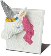 BDYDT Wall Art Unicorn Building Blocks Set; A Wall Decor Set for Adults Who Love Creative Hobbies...