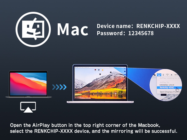 Wireless HDMI Display Dongle Adapter