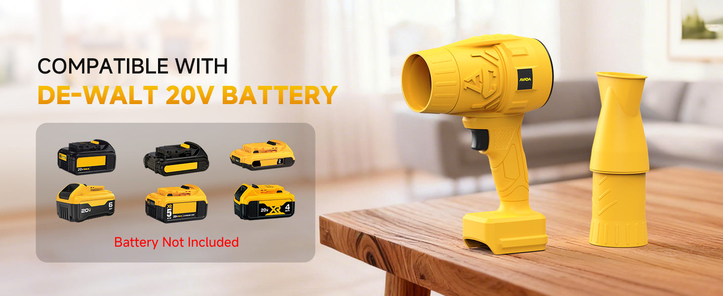 Electric Leaf Blower Cordless for Dewalt 20v Max Battery