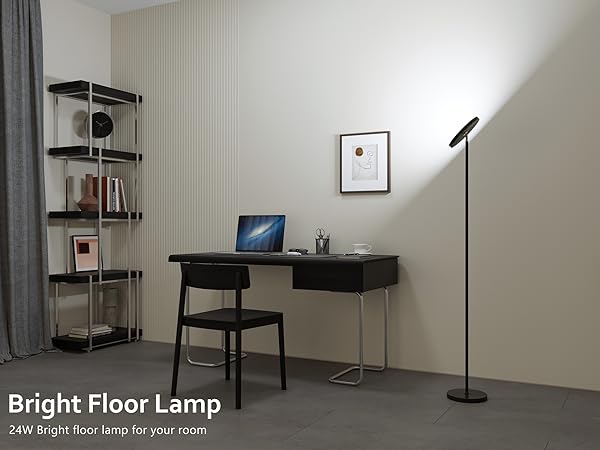 24W bright floor lamp