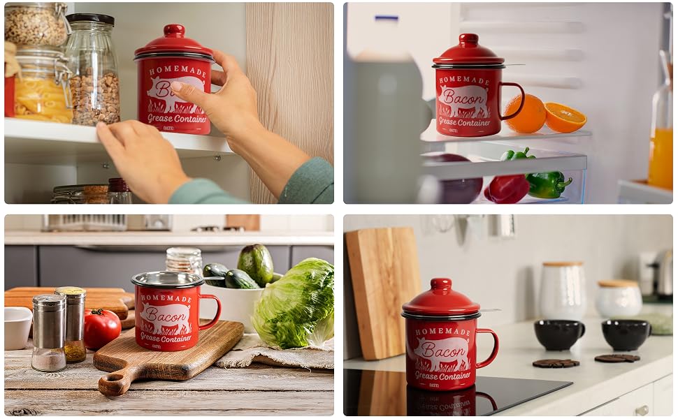 bacon grease container bacon grease container bacon grease saver with strainer grease strainer