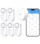 GoveeLife WiFi Water Leak Detector 5 Packs for Home, Water Sensors with 1804ft Long Monitoring Ra...