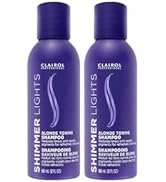 Clairol Professional Shimmer Lights Purple Shampoo, 2 fl. Oz | Neutralizes Brass &amp; Yellow Tones |...
