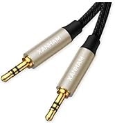 XANHAM 3.5mm TRS Stereo Aux Cable 3.3 Feet /1M Auxiliary Audio Hi-Fi 1/8 Inch Mini Jack Cable Cor...