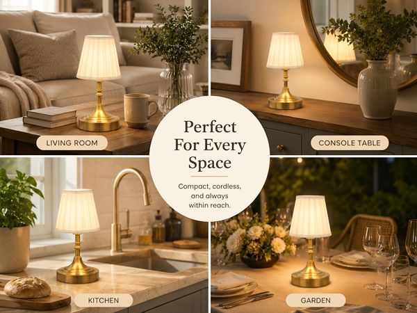 cordless table lamp rechargeable