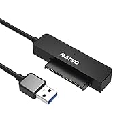 MAIWO SATA to USB Cable, 2.5 inch SATA SSD/HDD to USB 3.0 Adapter, External Hard Drive Converter ...