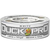 Duck Pro Heavy Duty Duct Tape for Long Lasting Repairs, 2" Wide (1.88 in x 55 Yds) Performance Gr...