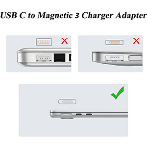 USB C to Magnetic 3 Charger Adapter