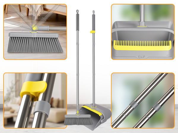 escoba y recogedor para casa