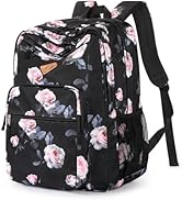 ZORFIN 26L Backpack for School, College, and Travel: Water Resistant Bookbag with 8 Compartments ...