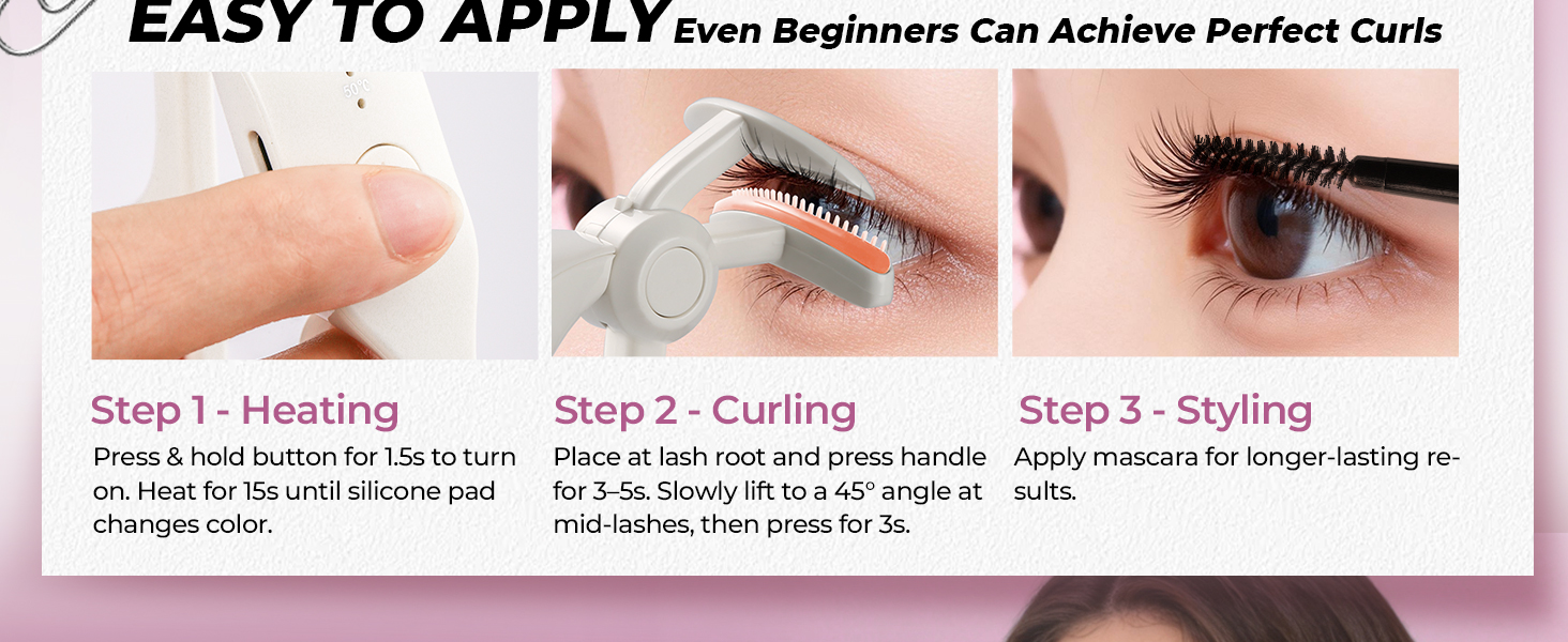 heated eyelash curler