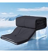 Elegear Cooling Comforter King Absorbs Body Heat to Keep Cool, Cooling Blanket for Hot Sleepers J...