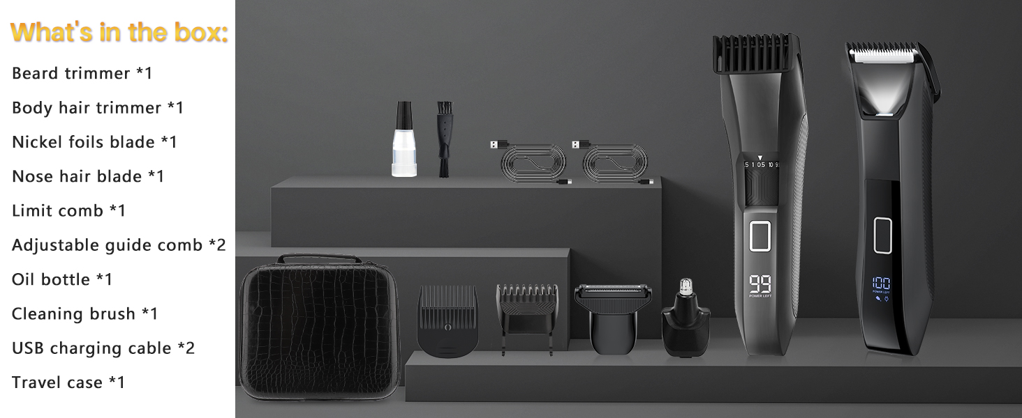 manscape beard trimmer kit