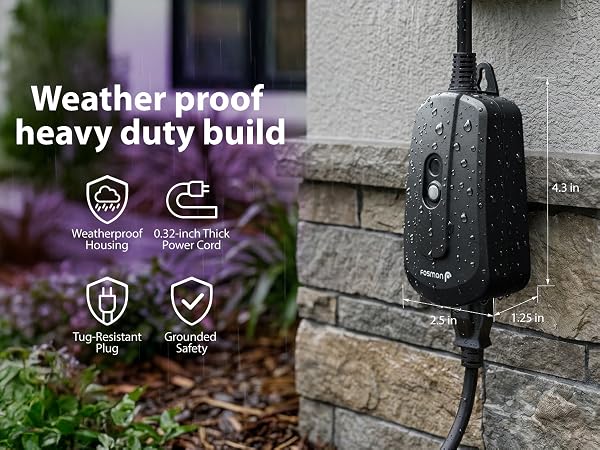 weather proof heavy duty build