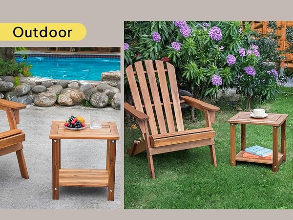Wooden Side Table