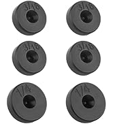 IHOTDER 6PCS Brake Line Flaring Tool Kit Flare Adapter,3/16" &amp; 1/4" Steel Adapter Double Flare To...