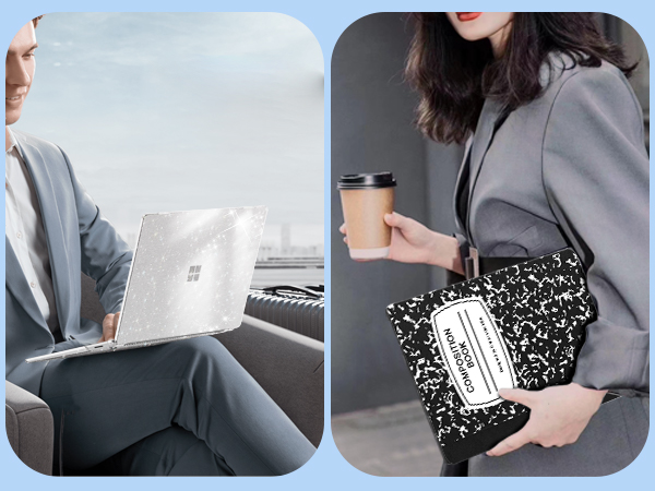 13.5 inch surface laptop case with metal keyboard