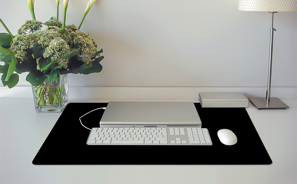 black desk mat