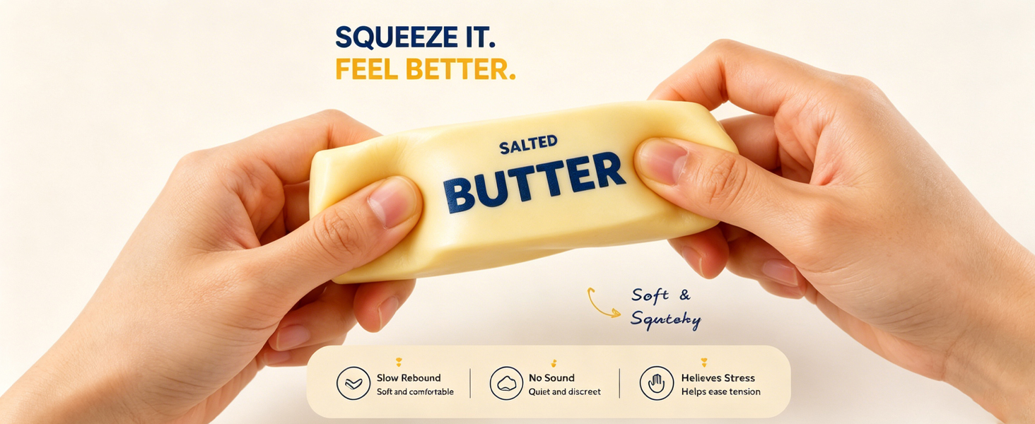 butter food squishy toys stress relief