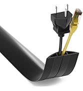 Floor Cord Cover 4ft, Cord Hider Floor Hide Extension Cords, Floor Cable Management Prevent Cable...