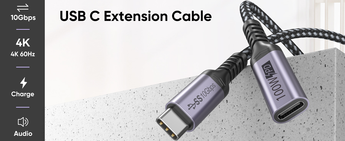 usb c 3.2 extension cable