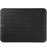 MicoYang Silicone Dish Drying Mat for Multiple Usage,Easy clean,Eco-friendly,Heat-resistant Silic...