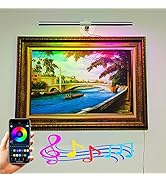 Picture Light RGB Display Lighting - Colorful Wall Art Light with APP Music Sync Multi Dynamic Mo...