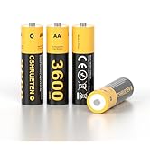 CSHRUETEN for Meta Quest 2/3/3S Controller Accessories Rechargeable Battery Pack, 4 Pack 1.5V 240...