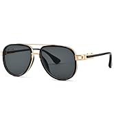 Pro Acme Oversized Aviator Sunglasses for Men Women Luxury Metal Double Bridge Vintage Fashion Gr...