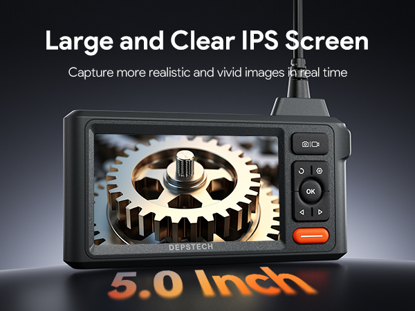 Endoscope Camera with Lights Snake Inspection Scope Camera Industrial Borescope
