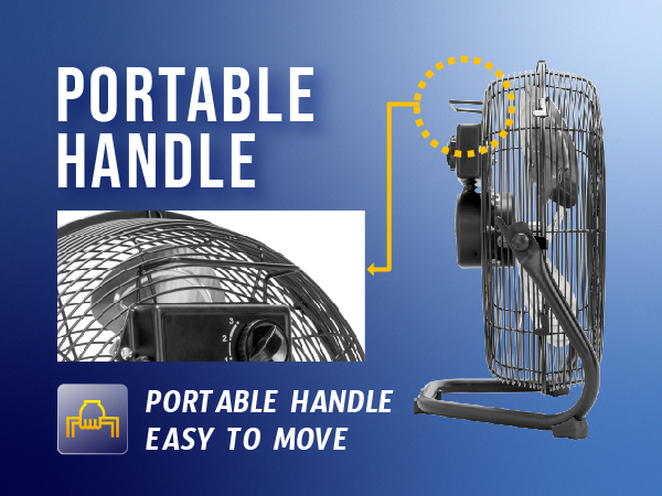 Floor fan quiet Industrial fans heavy duty metal fan portable floor fans cooling fan