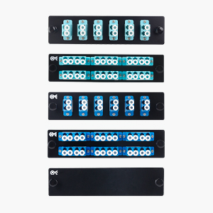 1U 19'' Blank Patch Panel for LGX Adapter Plates or Cassettes
