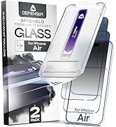 Defenslim for iPhone AIR Privacy Screen Protector (2Pack), Easy Auto-Dust &amp; Align Install Kit, 6....