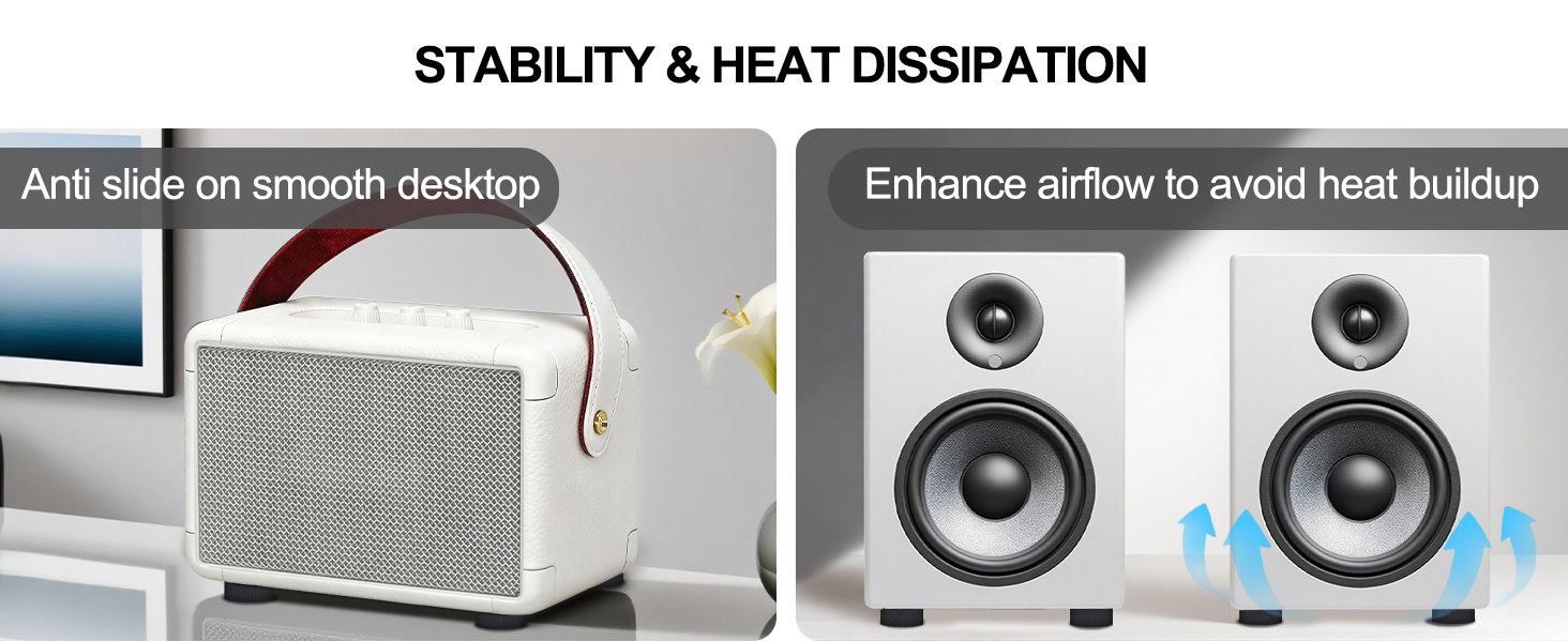 non slip speaker feet