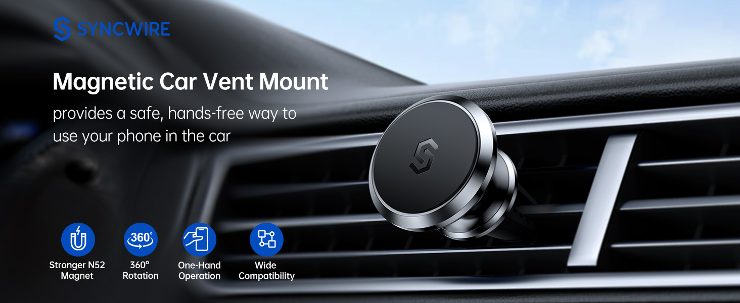 magnetic car vent mount