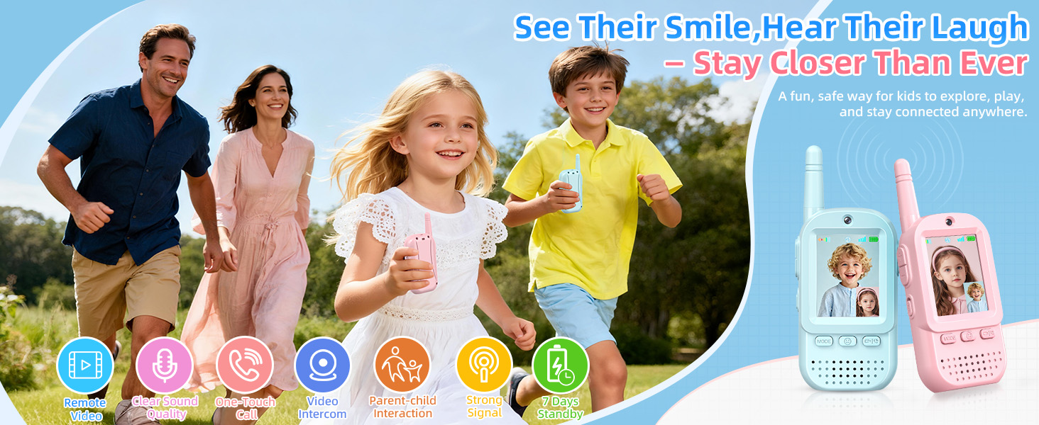 Video Walkie Talkies for Kids