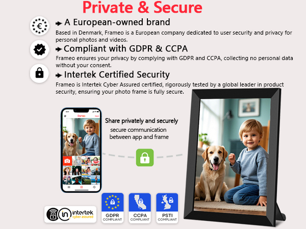 Frameo Digital Photo Frame 10.1 inch