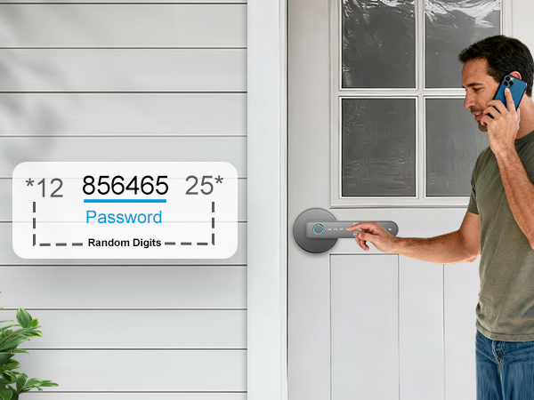 finger print door knob