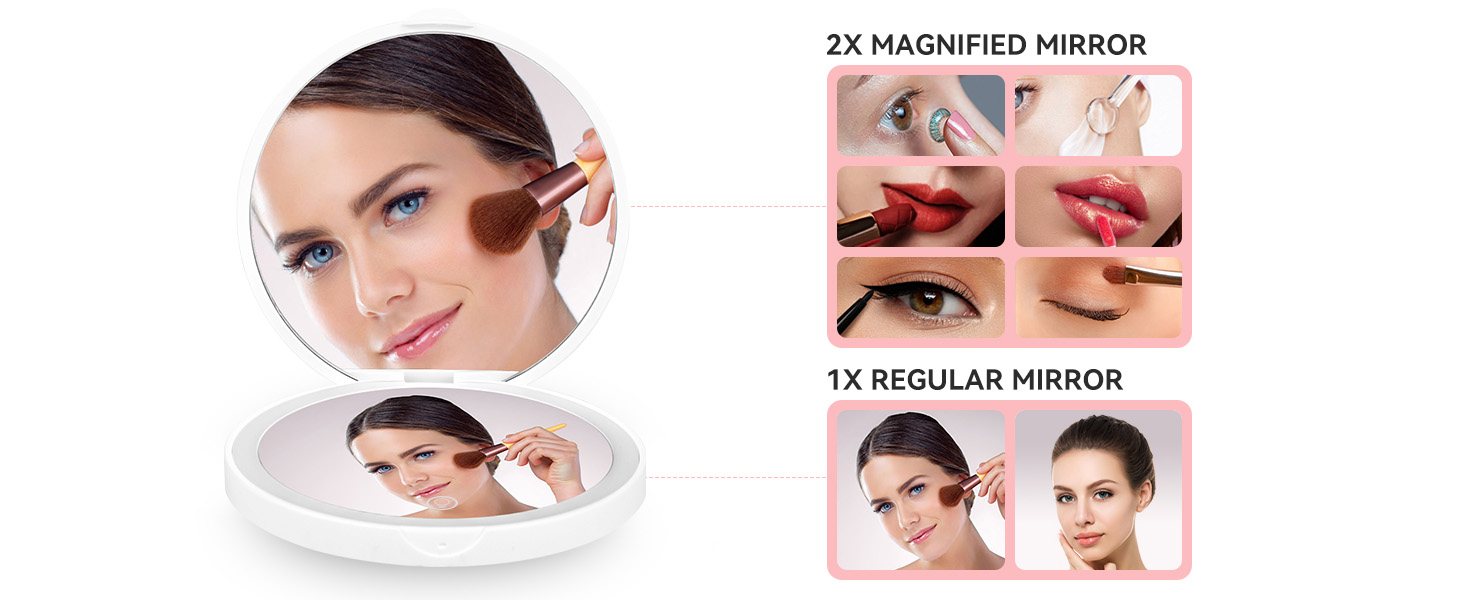 light up compact mirror
