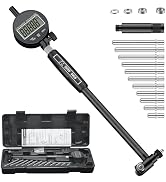HDLNKAK Digital Dial Indicator Bore Gauges (2"-6"/0.0005"), Engine Cylinder Measurement with Carb...