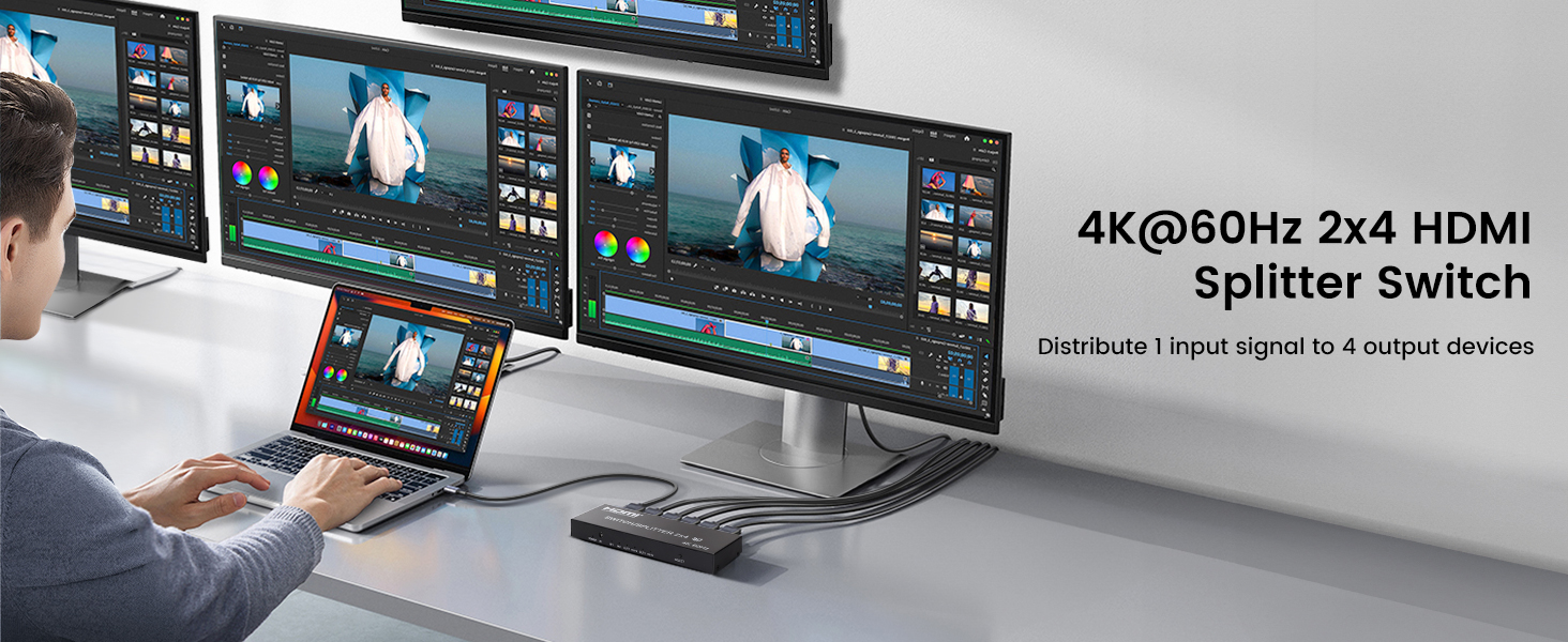 connect multiple tvs together