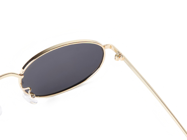 retro trendy oval sunglasses 90s fashion vintage cute chic lightweight glasses summer vacation beach