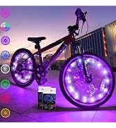 TINANA 2 Tire Pack LED Bike Wheel Lights Ultra Bright Waterproof Bicycle Spoke Lights Cycling Dec...